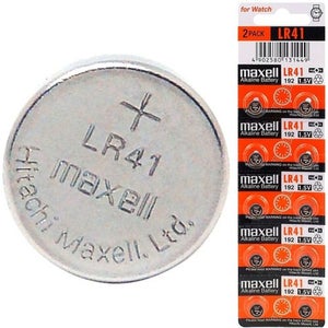 Pack de 10 piles maxell pour IEC LR41