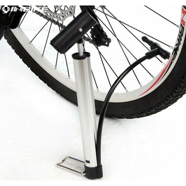 Inflador bomba de aire bicicleta hinchador Incluye soporte de