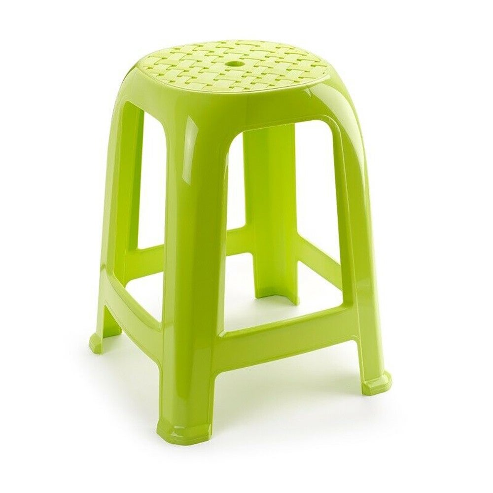 Taburete Plasticforte blanco silla de plástico cómodo apilable banco  jardín, Sillones, Los mejores precios