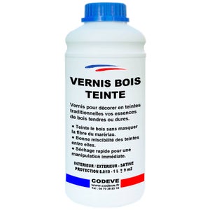 VERNIS BOIS BRILLANT - Bidon 250ml et 1L - Les anciens ébénistes