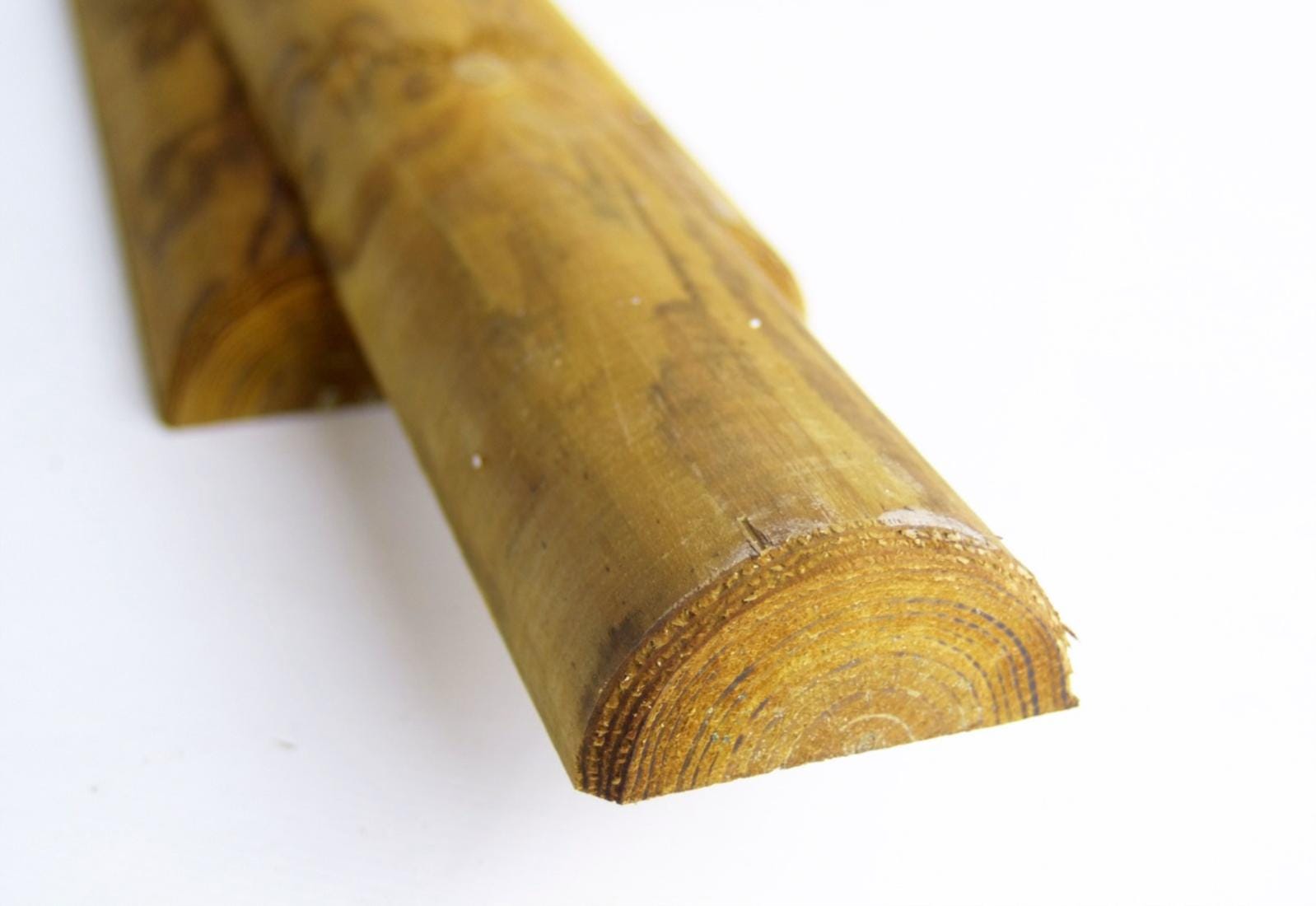 Mezzo Palo Legno 8x300cm - Trattato Per Recinzioni E Staccionate Fai-Da-Te - Foto 1