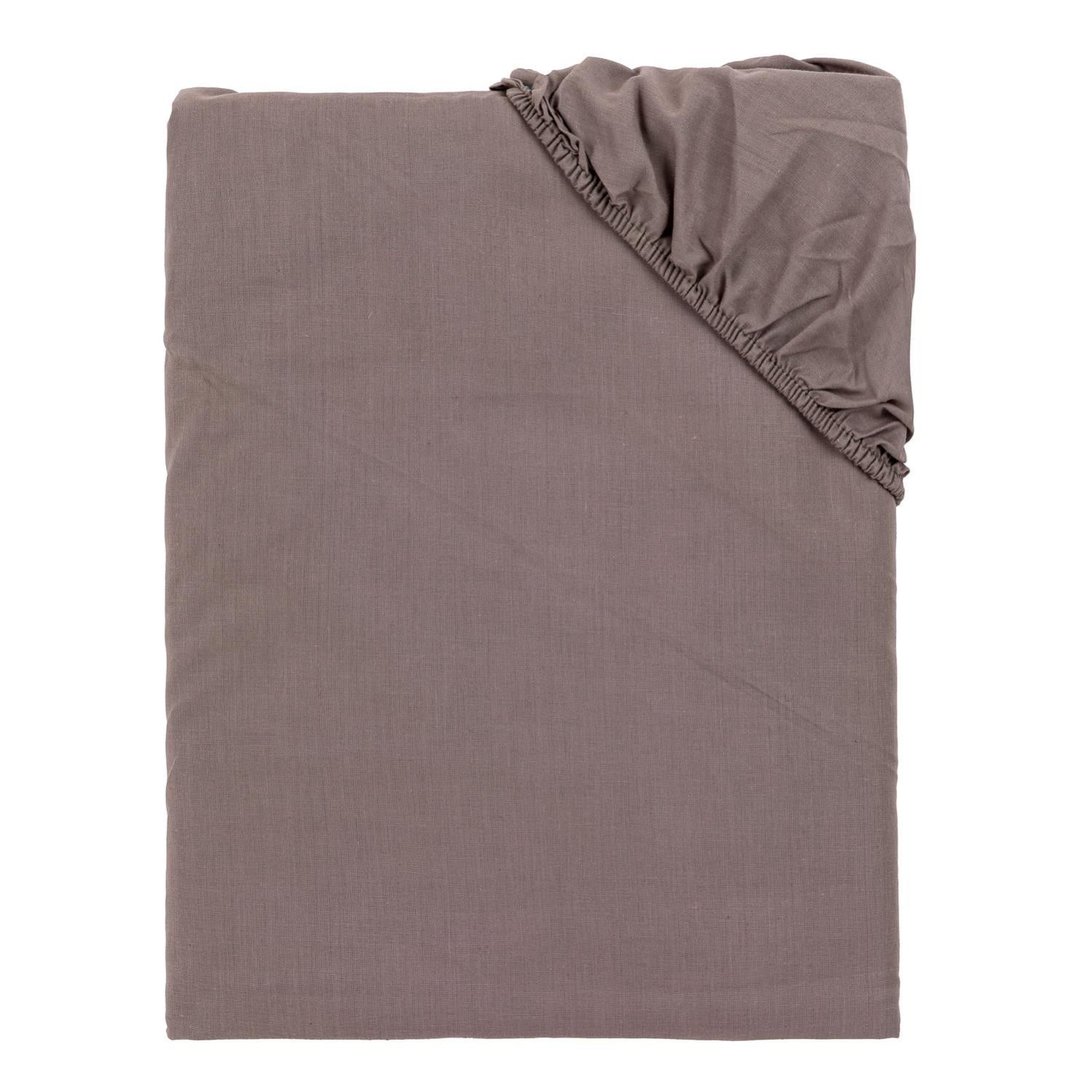 Drap Housse élastique 90x200cm - 50% Coton - Noir - Miracle Home - Doux Et Anti-bouloche