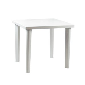 Petite table carrée SEVEN blanche