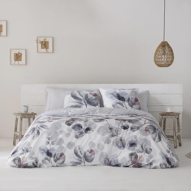 Edredón nórdico cama 90 a 180 LLANES color beige, gris o azul