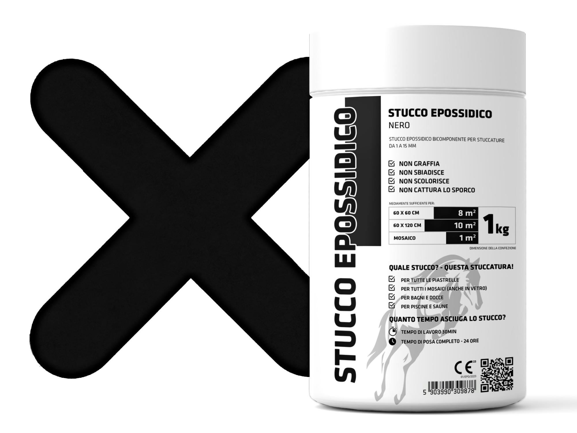 Stucco Epossidico Rapide 6449 – Multiuso, Impermeabile, Per Legno Metallo Ceramica Plastica