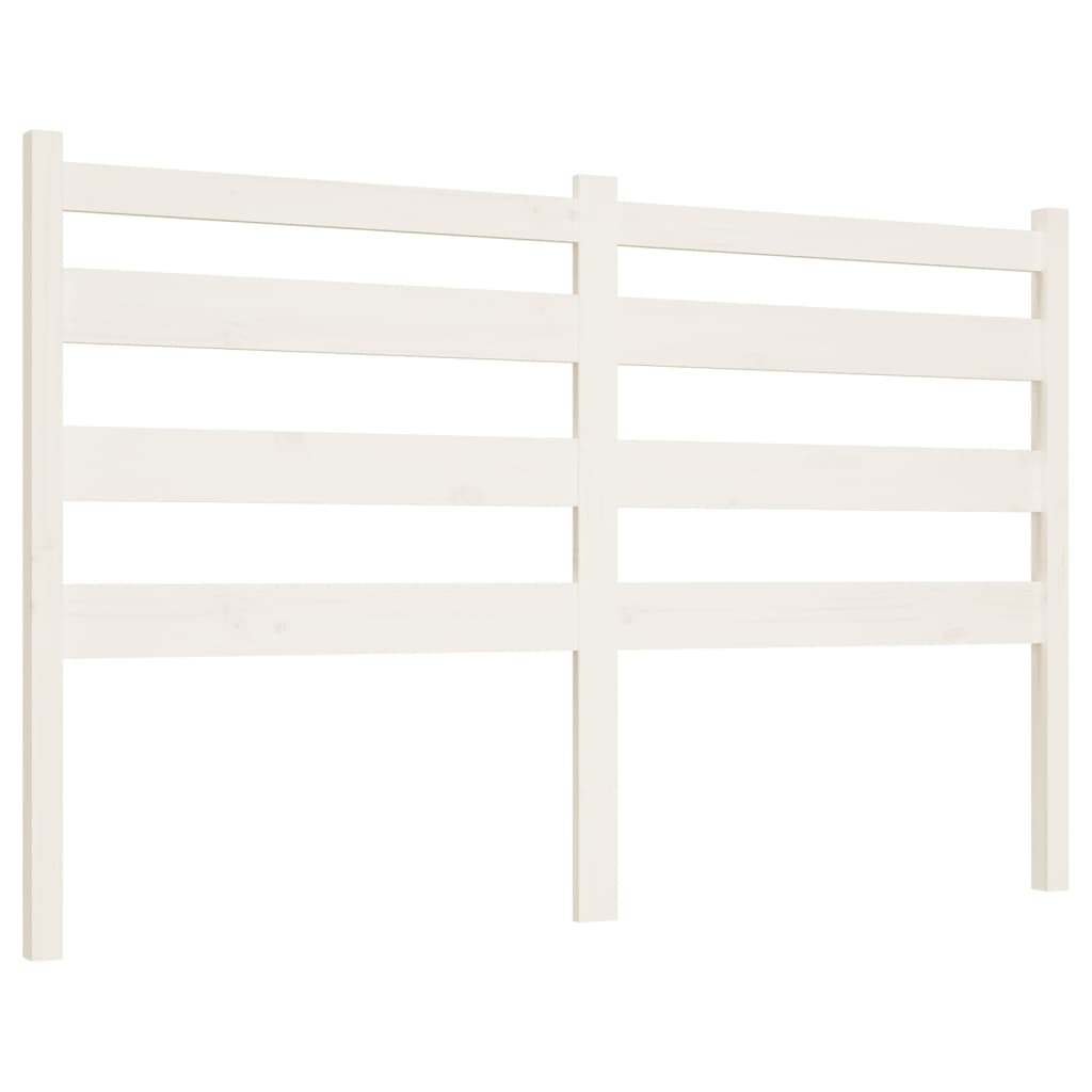 Tête de lit accessoire couchage chambre à coucher meuble 166 x 4 x 100 cm  bois de pin blanc TDL0203794
