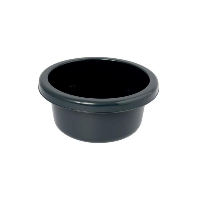 Livlig53 LIVLIG Bassine De Lavage En Métal - Diamètre : 33 Cm - Bol Décoratif - Mini Bassin à Eau - Jardinière Pour Plantes D'extérieur - Grège