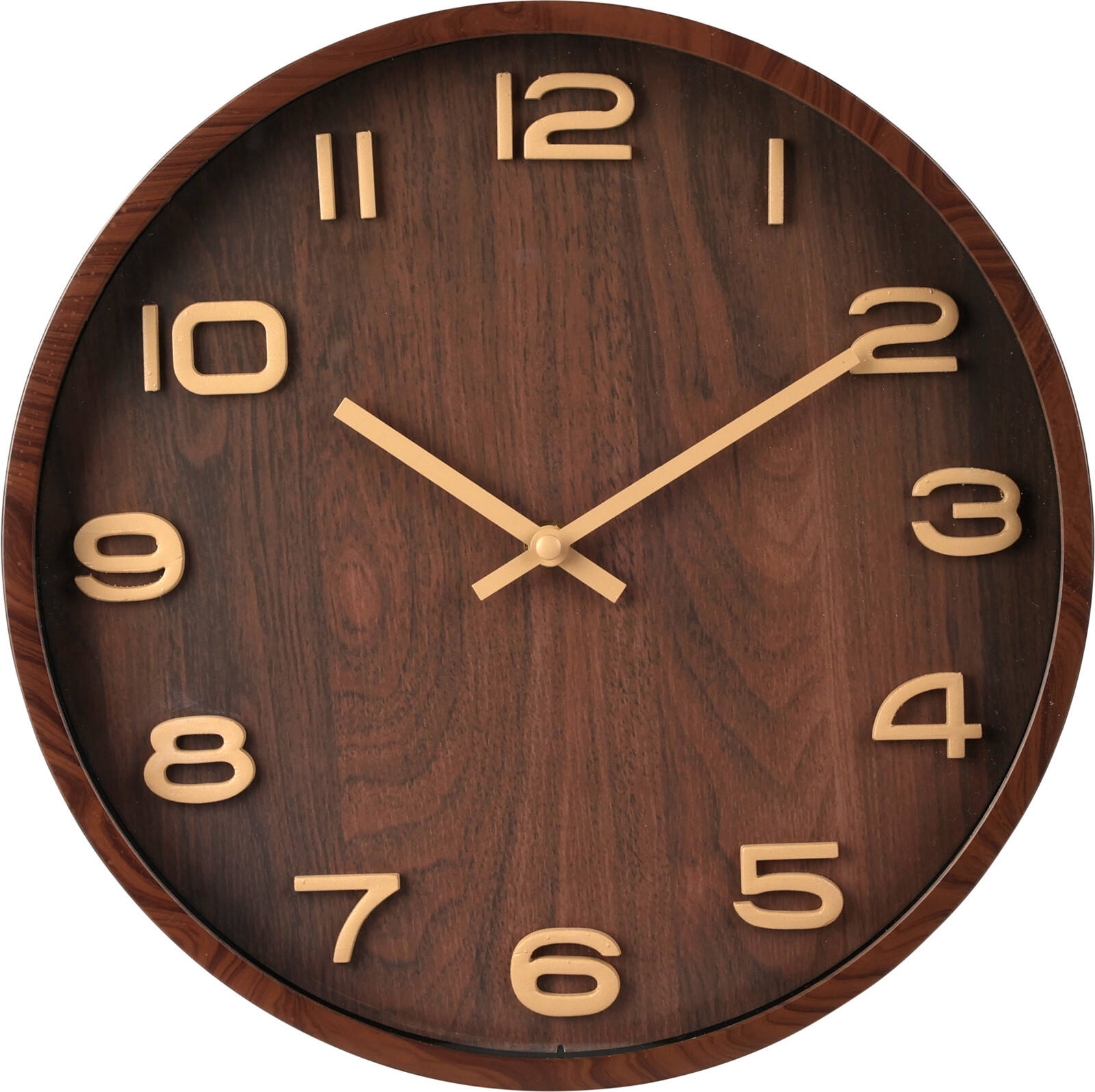 Horloge Murale Cadran En Bois Cm Home Styling Collection Leroy Merlin