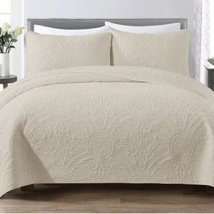 HaraDeco Colcha Verano Blanca Cama 105 con Pompones, Colcha Bouti con  Fundas Almohada Microfibra Fina, Cubrecama Decorativa(Blanca, Cama 105)