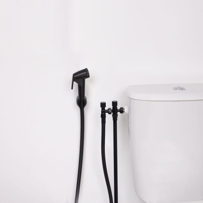 Kit raccordement WC avec flexible et robinet d'arrêt - Noyon et Thiebault