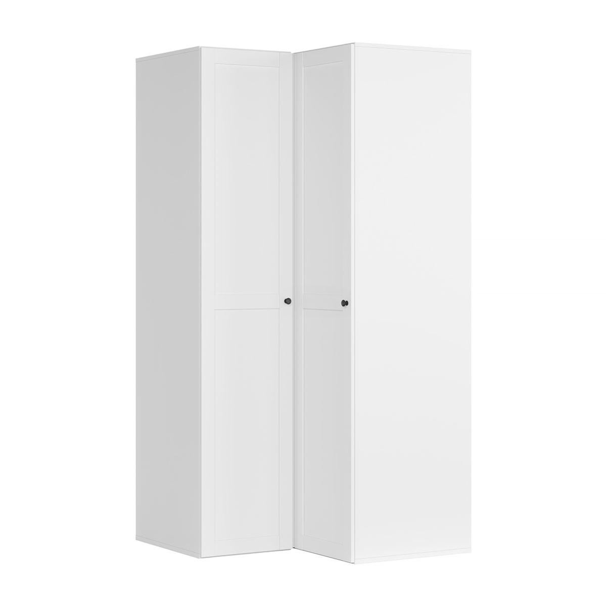 Armoire d'angle 2 portes L116119 x H240 cm Flex Blanc Leroy Merlin