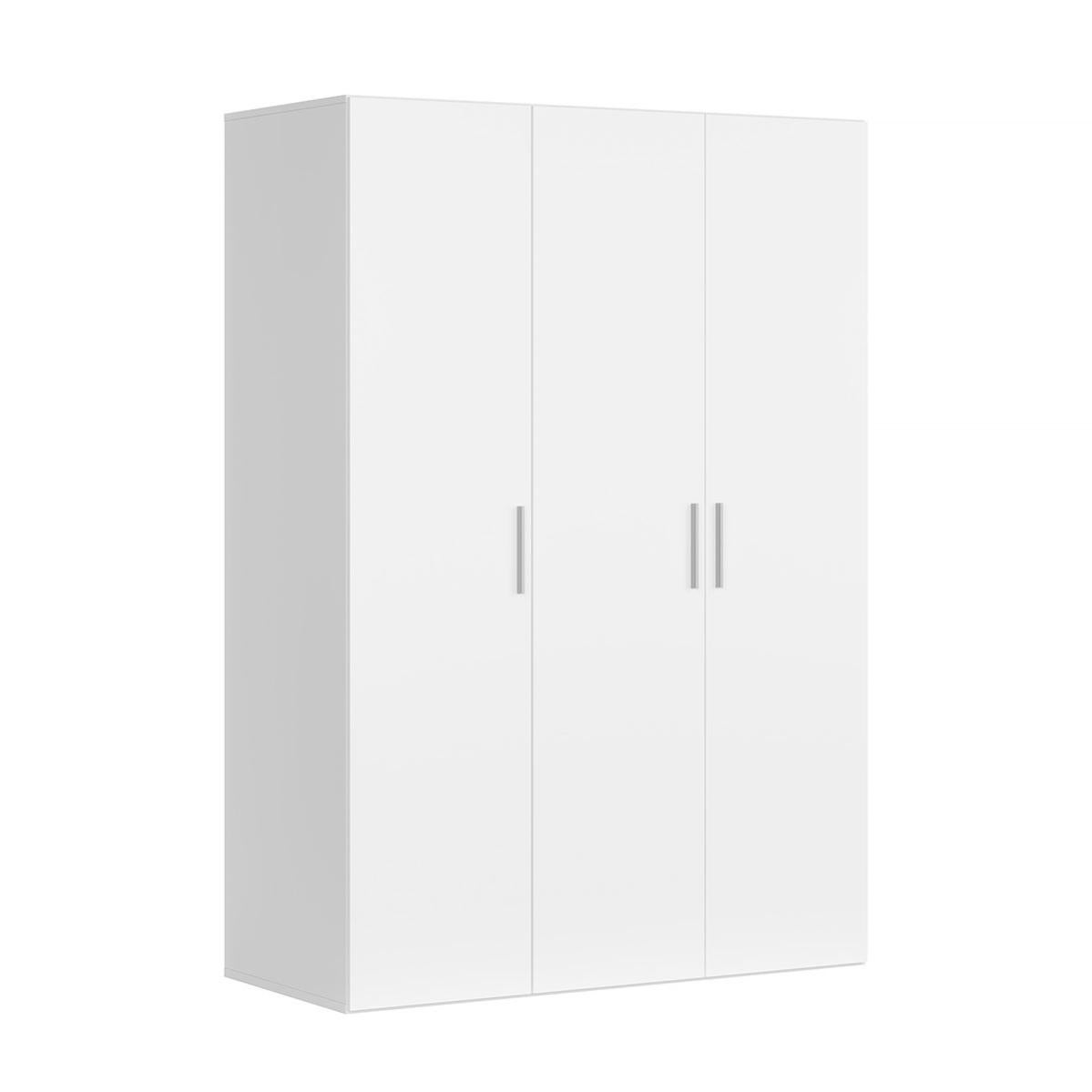 Armoire 3 portes L150 x H218 cm Flex Blanc Leroy Merlin