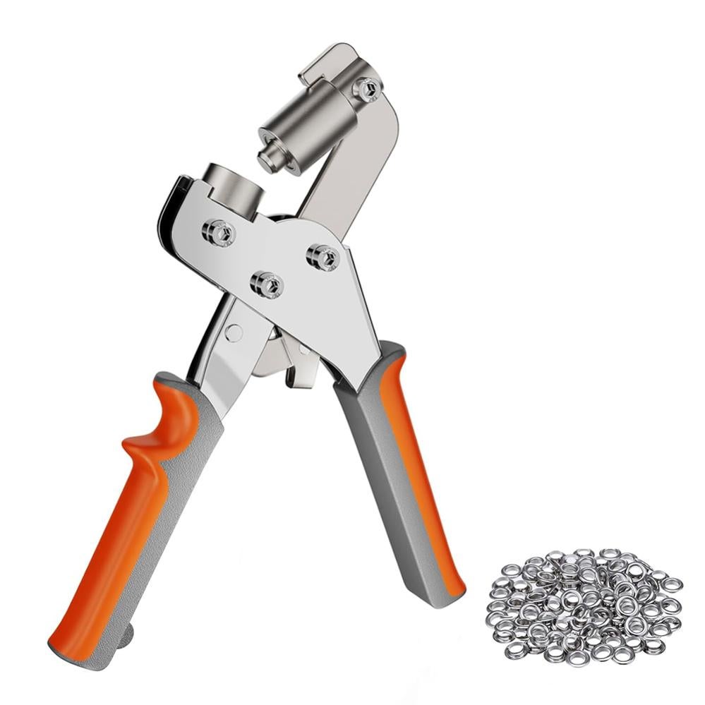 Kit occhielli metallici Ulisem - Set di 100 occhielli da 12 mm per la riparazione della tela