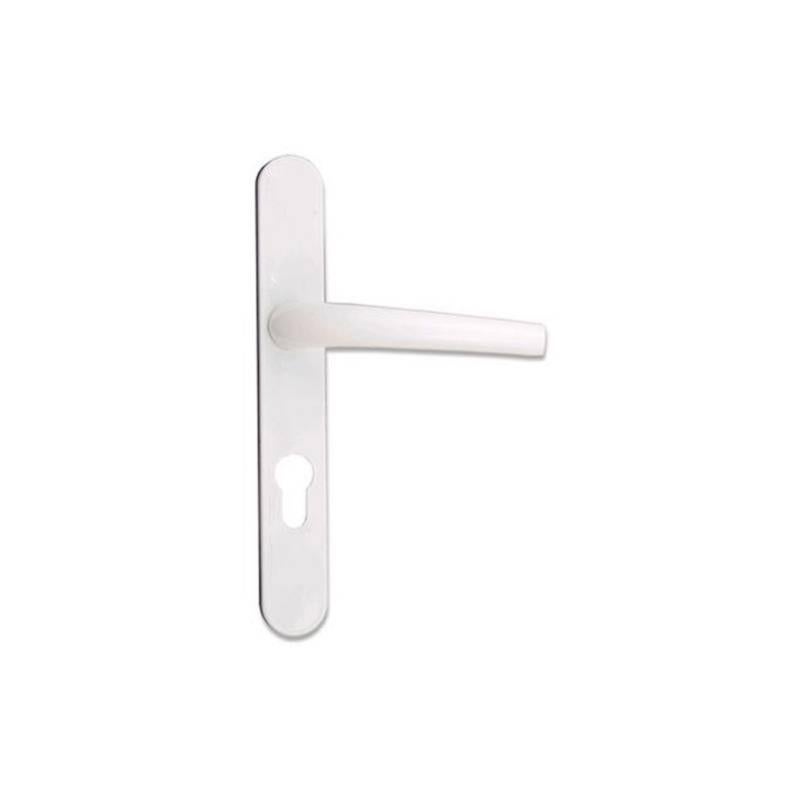 ToniTec Maniglia Per Porte Finestra In Alluminio Senza Ponte – Bianco O Marrone, Adatta Per Balconi E Terrazze