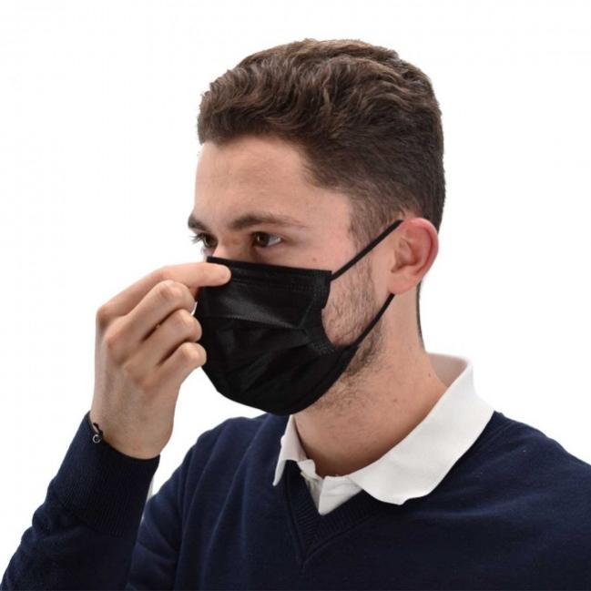 Boîte De 50 Masques - Type Iir - Noir - 2