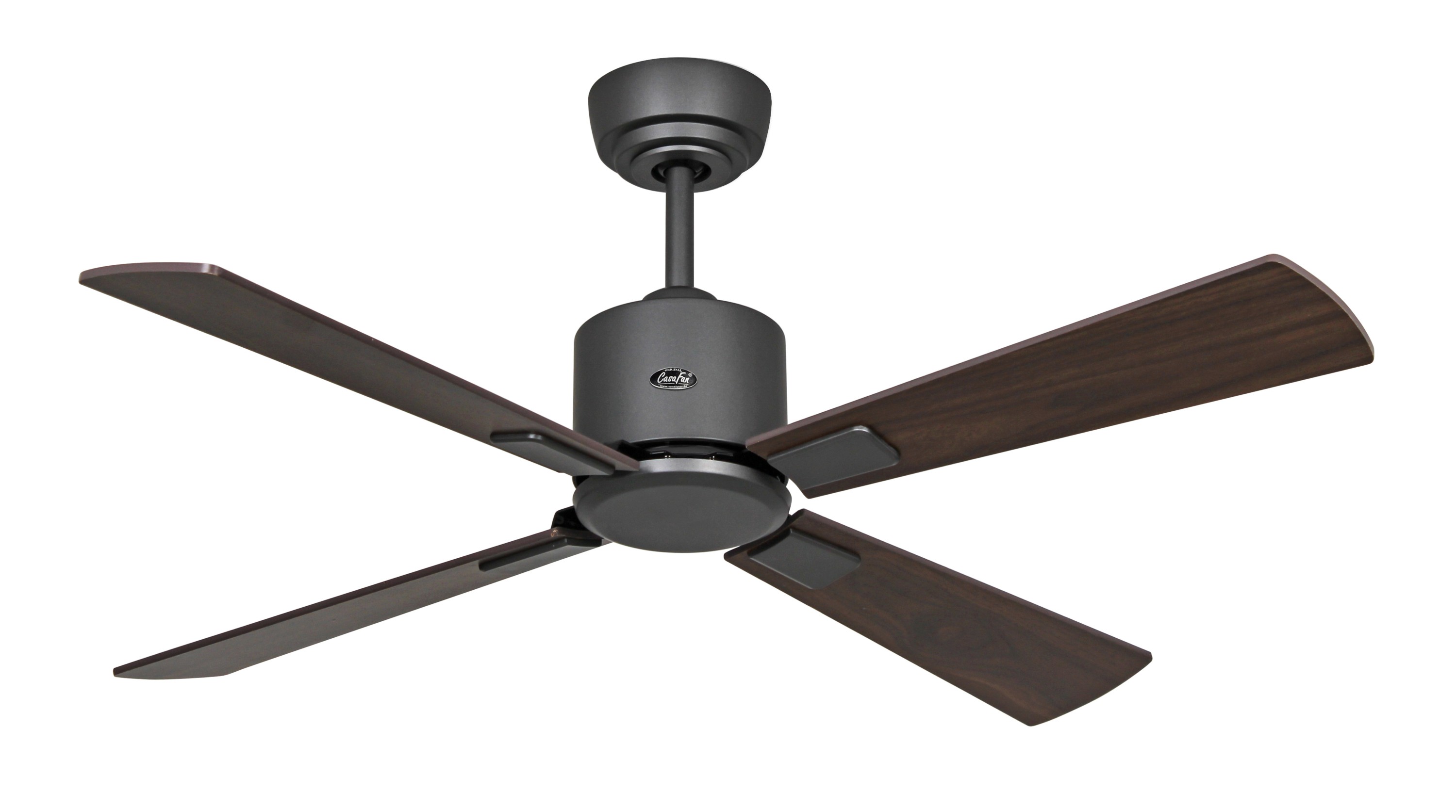 Ventilatore Da Soffitto Con Pale Bianco E Grigio Chiaro Con Kit Luce Opzionale Eco Neo Iii 132 Casafan - Foto 10