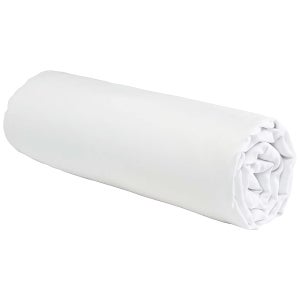 Drap-housse Coton Blanc Bonnet 30 - 90x190 cm - Le Roi du Matelas