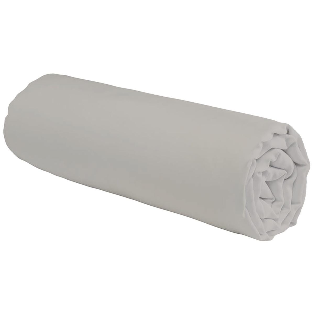 Drap housse coton 57 fils uni pour matelas épais BLANC DES VOSGES Drap housse coton 57 fils uni pour matelas épais BLANC DES VOSGES