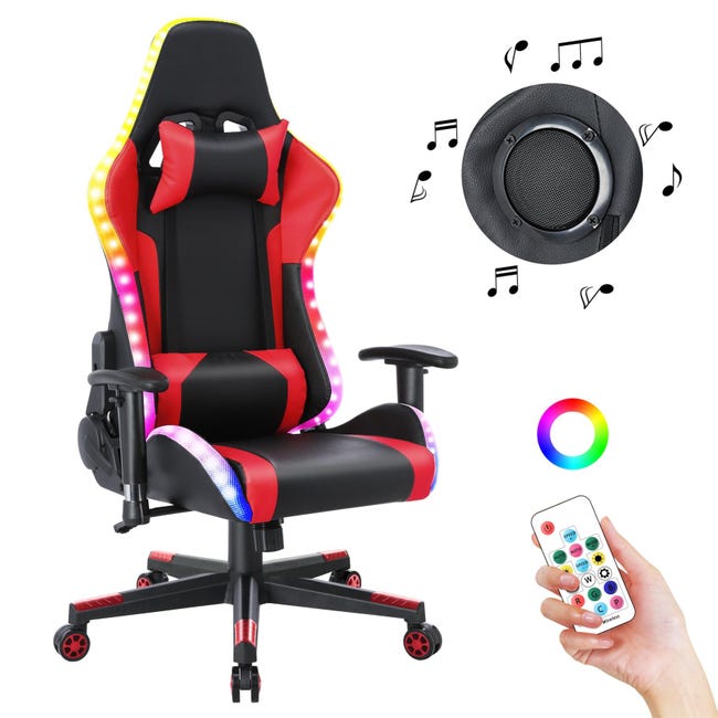Chaise Gamer Lumineuse - Fauteuil Gaming LED prix Maroc