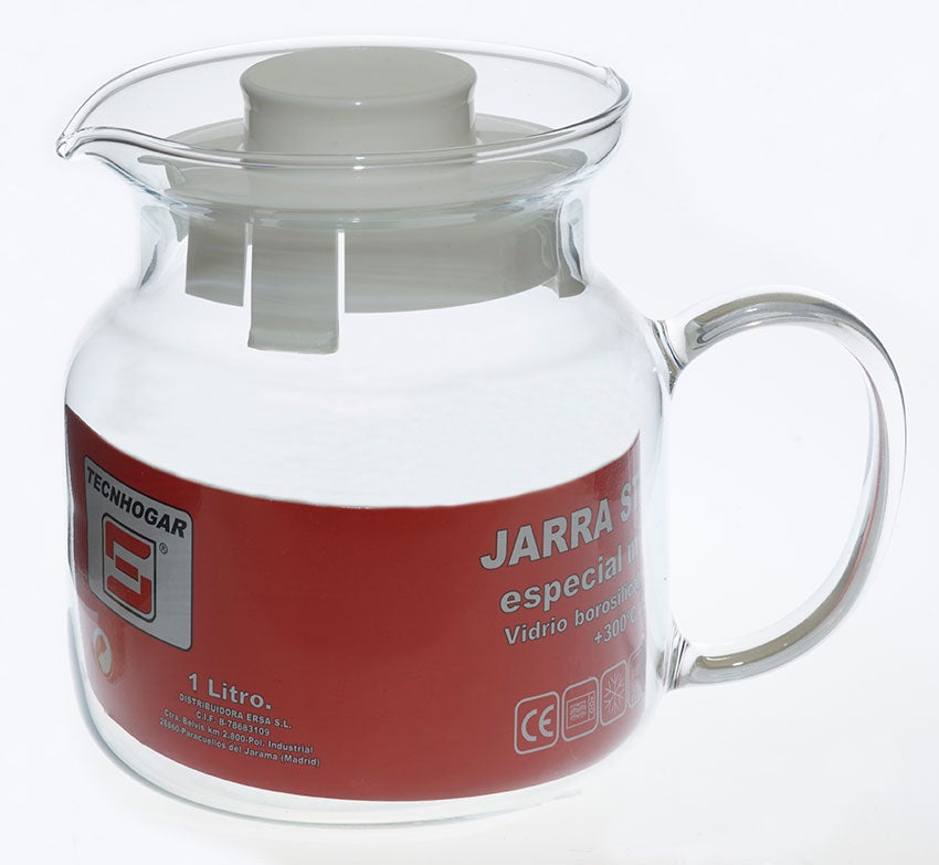 ⇒ Comprar Jarra microondas estándar 1,0lt vidrio tecnhogar ▷ Más