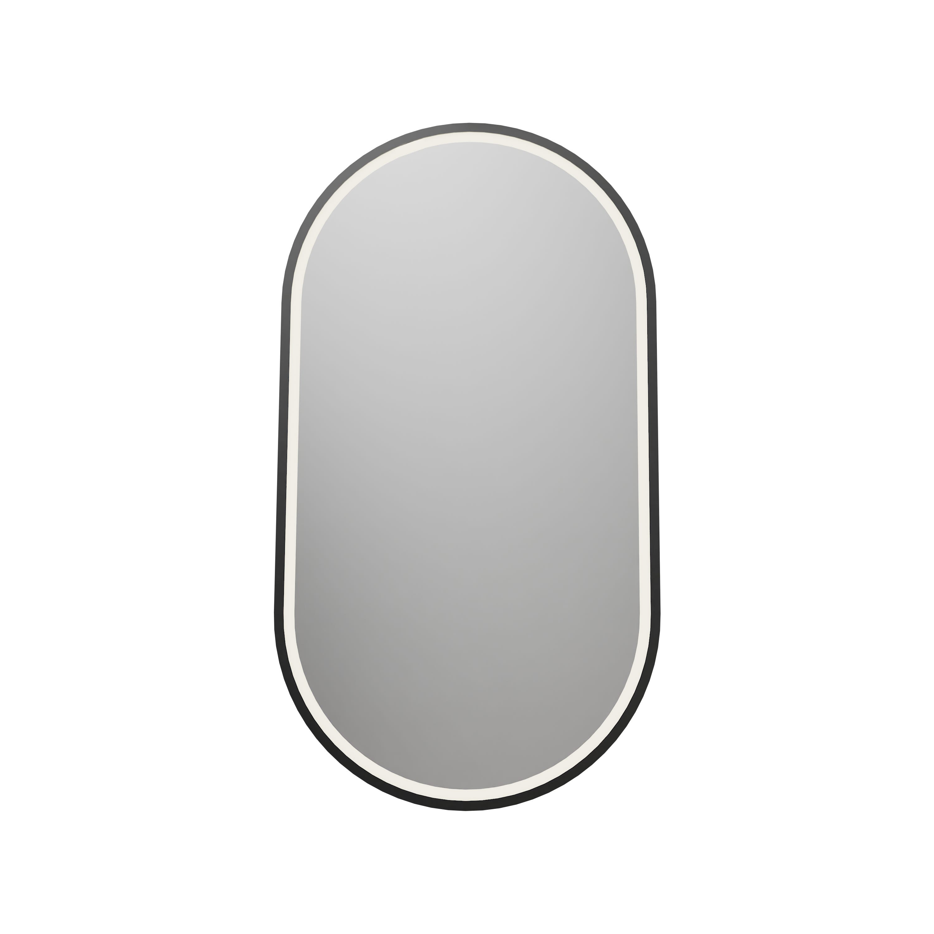 Miroir avec bordure à éclairage DEL intégré avec fonction anti