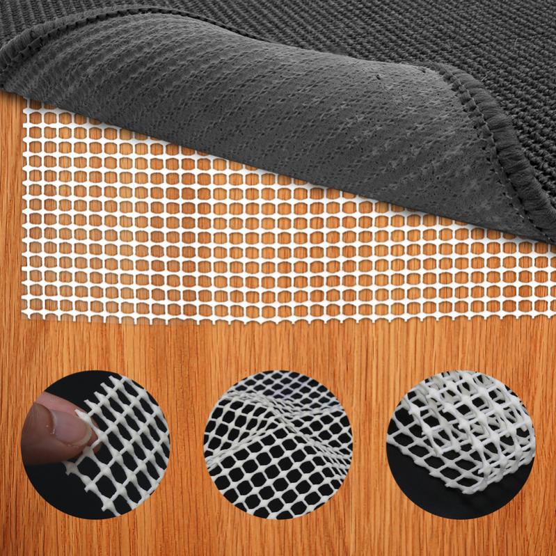 Tapis Antidérapant Blanc En PVC Anti Glissement Pour Toutes Les