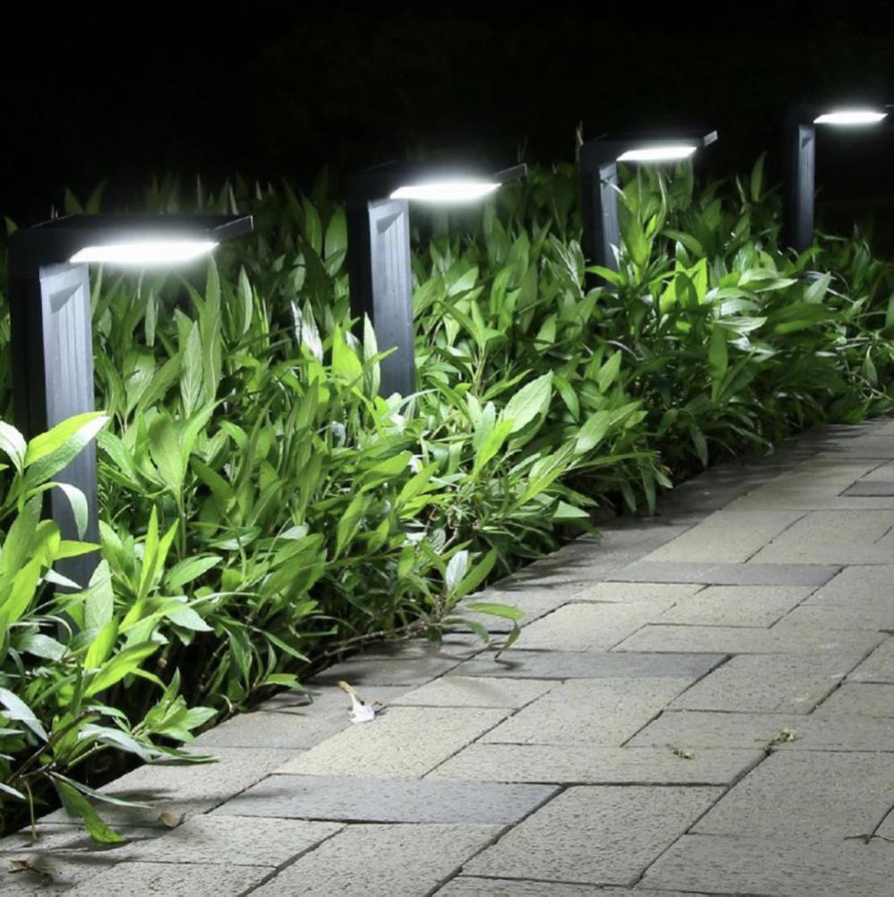 Lampada Da Terra Da Esterno Con Presa LED Sensore Di - Foto 6