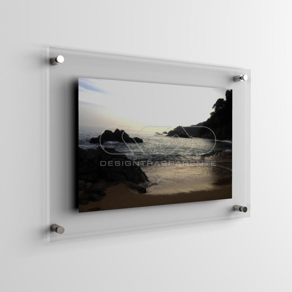 Cornice A4 21x29.7cm - Con Lastra Crilex E Supporto Cartone - Per Poster E Documenti - Foto 7