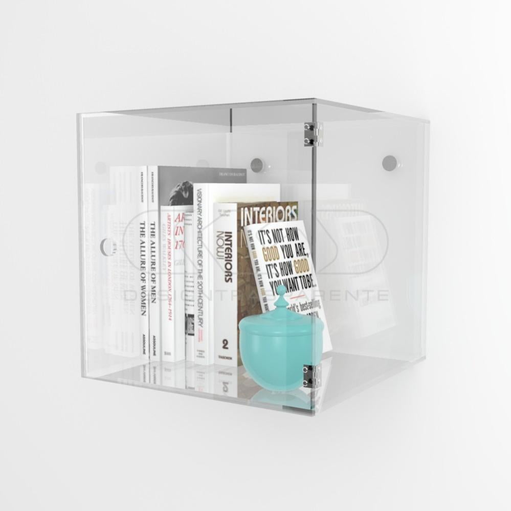 Vitrina De Acrílico Transparente De 17.3 X 12.5 X 24.7 Cm – Expositor Protector Para Figuras Escala 1/12, Muñecas De 25 Cm, Trofeos Y Coleccionables