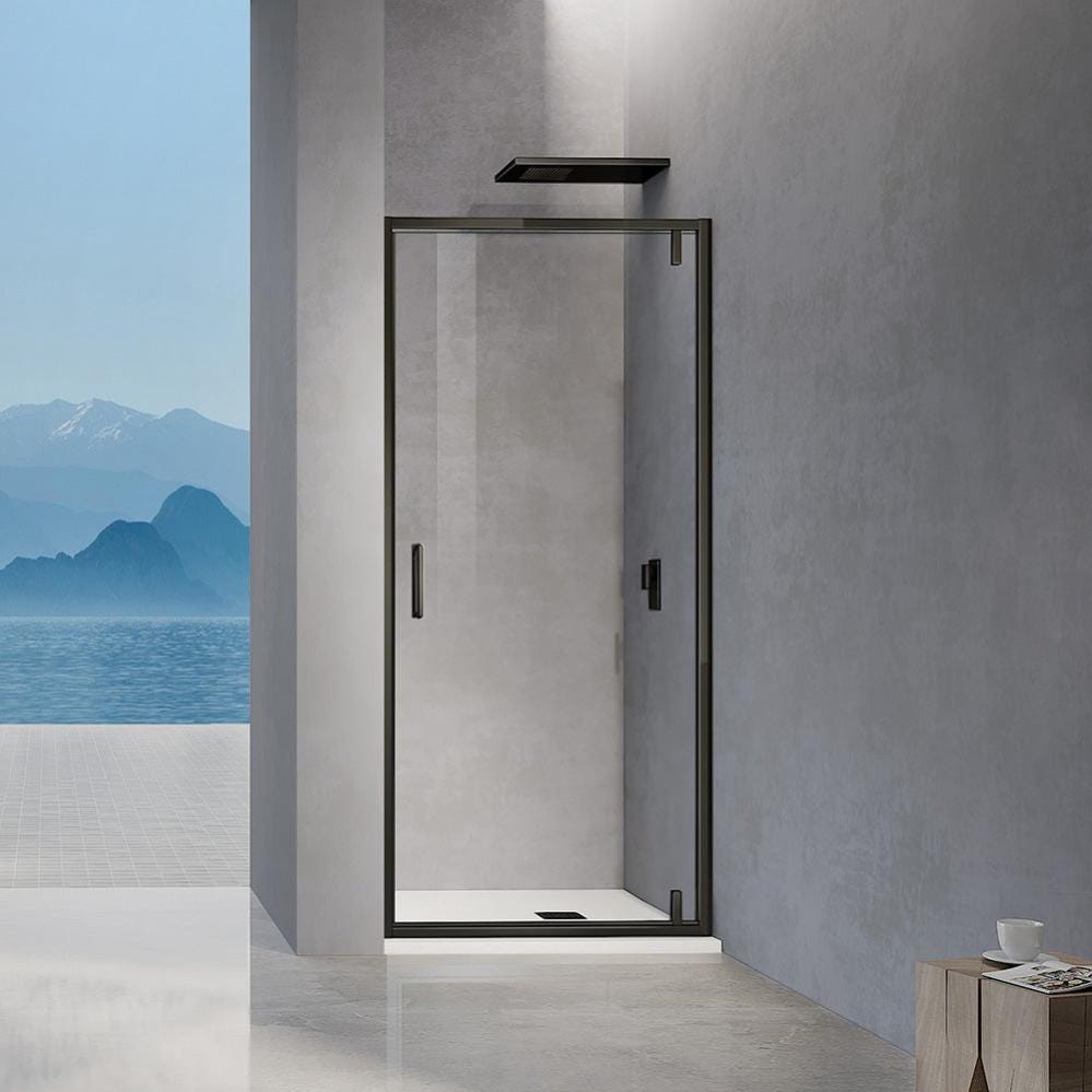 Océan Porte de douche pivotante installation en niche avec 6mm verre  anti-calcaire