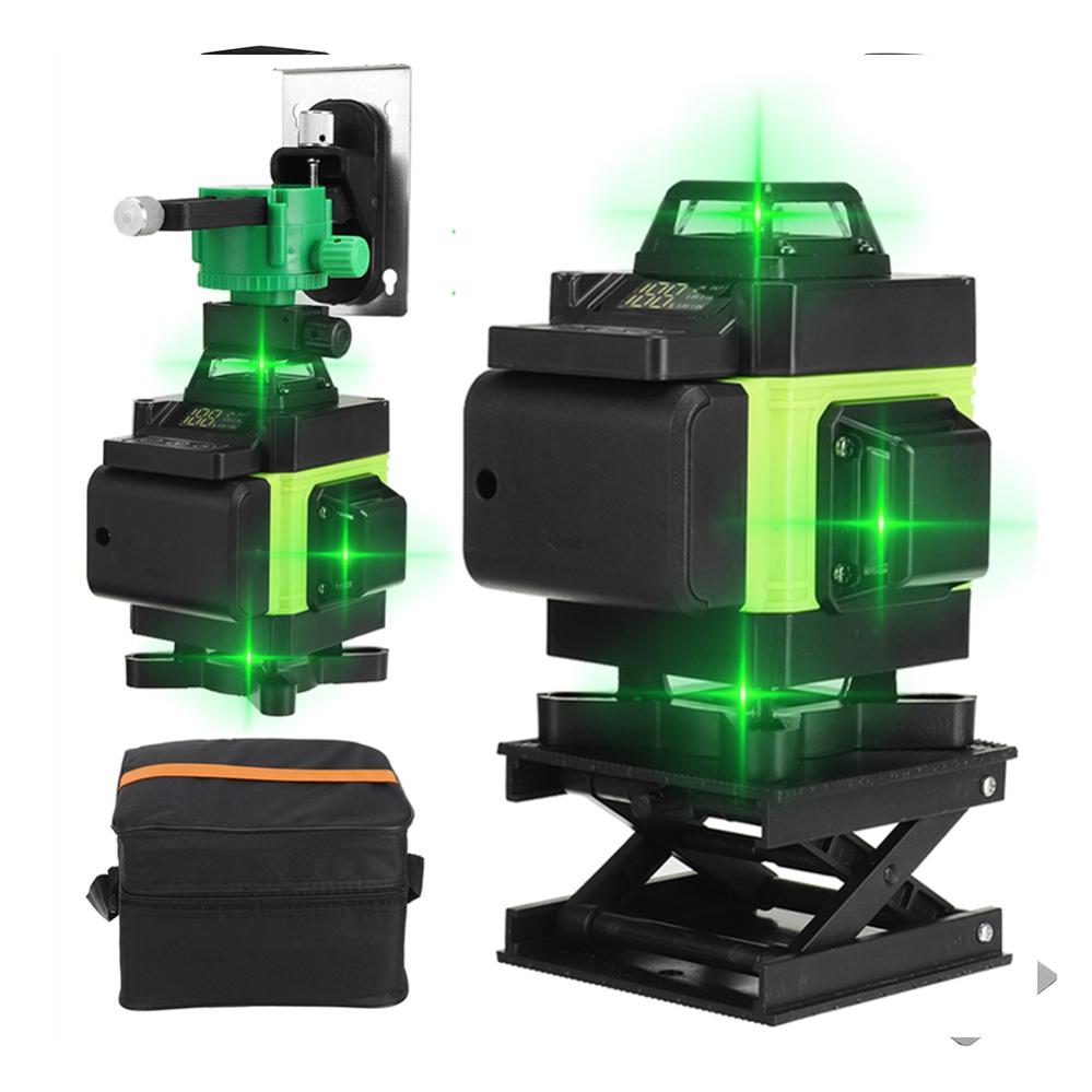 NIVEAU LASER 4D avec 16 lignes 4 points avec trépied