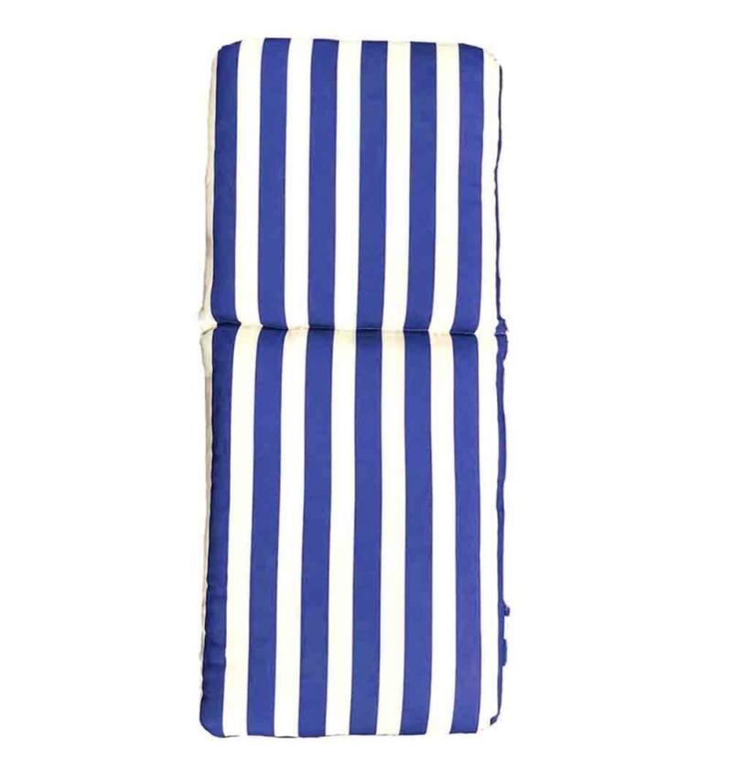 Cojín acolchado para silla tumbona hamaca de terraza 120x55x10Cm