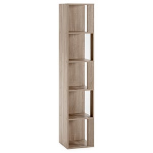 Étagère armoire meuble design étagère d'angle bois de cèdre 110 cm  2702056/3 HELLOSHOP26 Pas Cher 