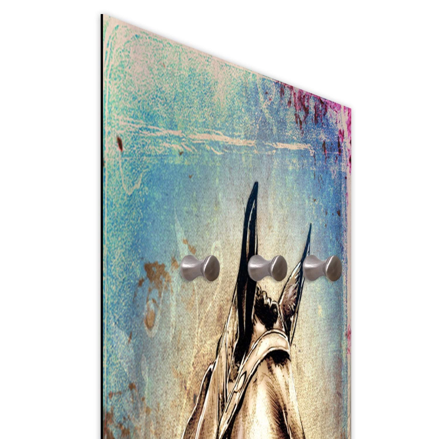 HOMCOM Mobile Da Ingresso Con Appendiabiti E Spazio Per Scarpe E Borse - Foto 4