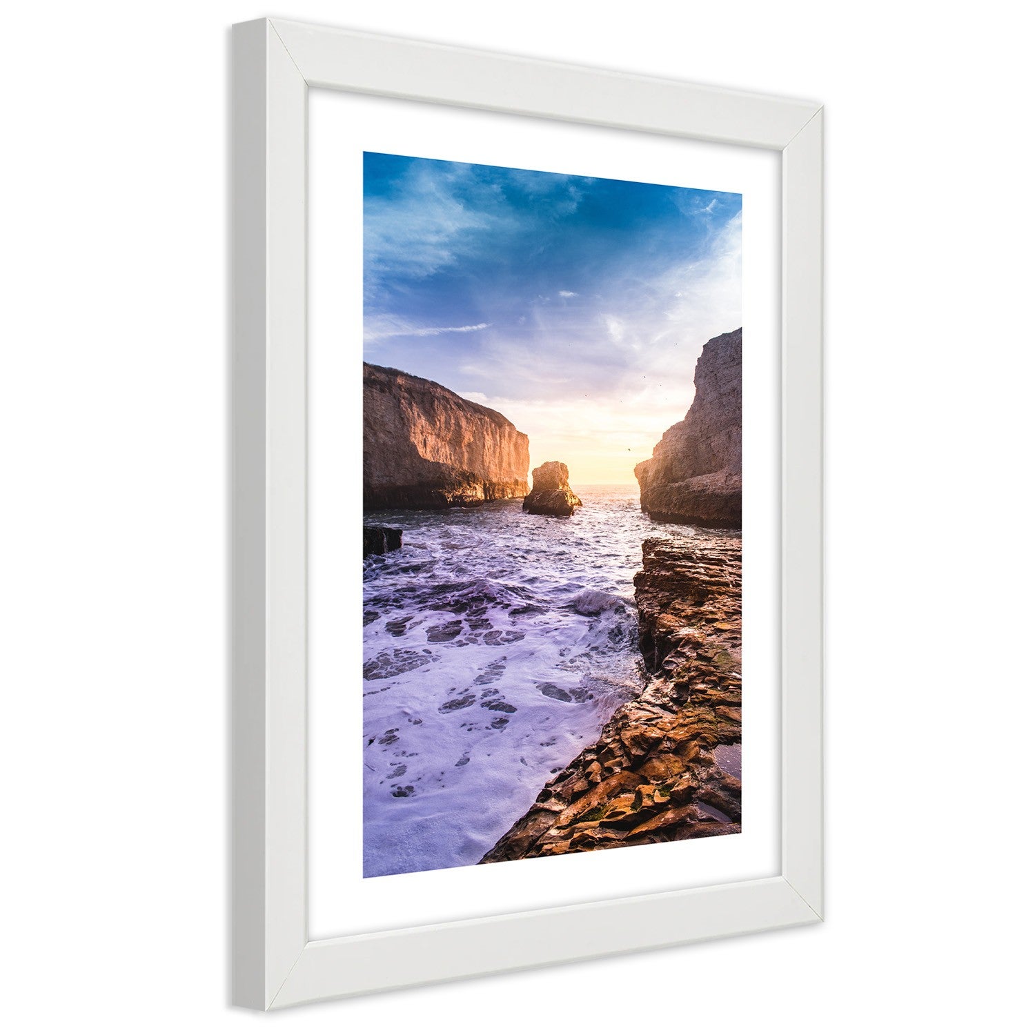 Quadro con cornice, Paesaggio roccioso - 40x60