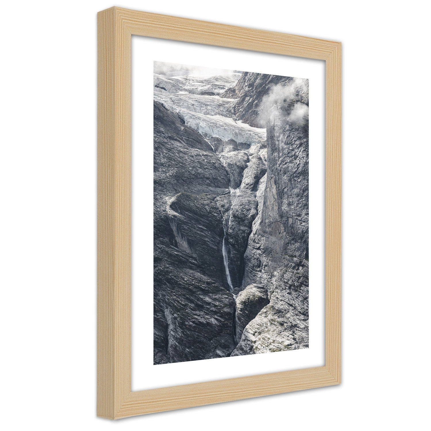 Quadro con cornice, Passare tra le rocce - 20x30