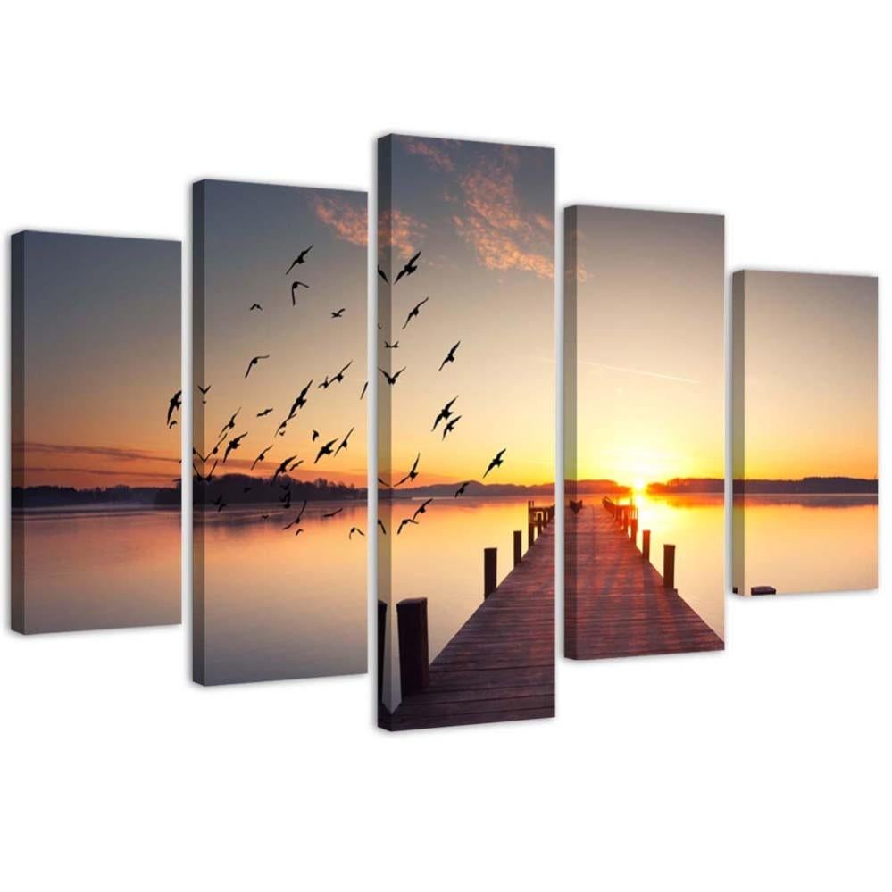 Canvashop Quadro Moderno Su Tela Canvas - Roma Colosseo - 100x70 Cm - Stampa Italia, Made In Italy, Pronto Da Appendere