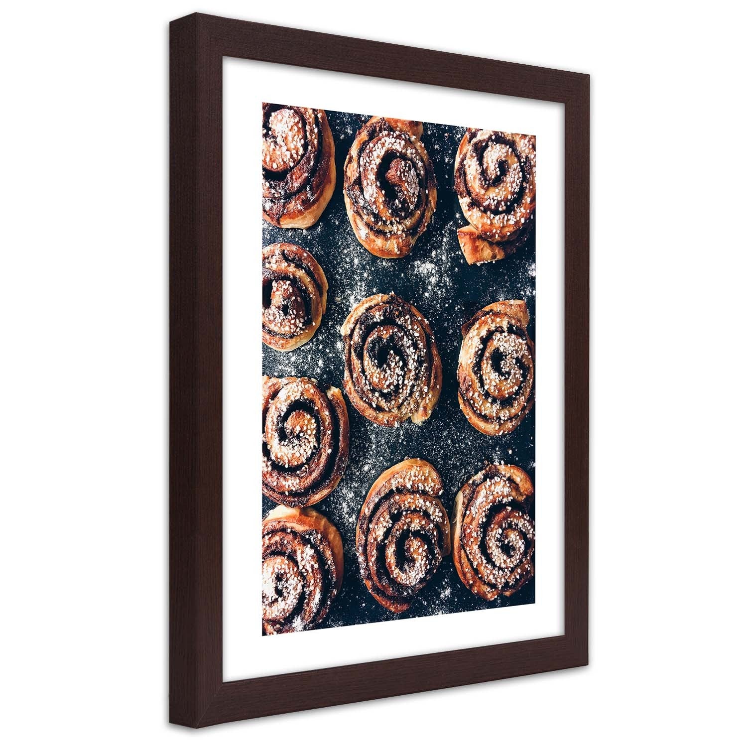 Quadro con cornice, Praline colorate - 30x45