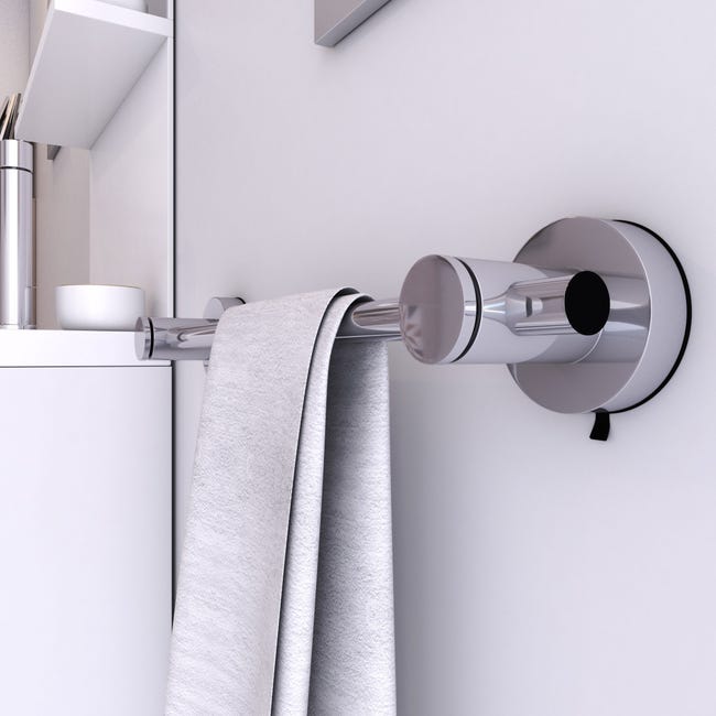 Garosa Support de crochet de support de mur de serviette en plastique  multifonction avec ventouse pour cuisine de salle de bains, porte-serviette,  porte-serviette 