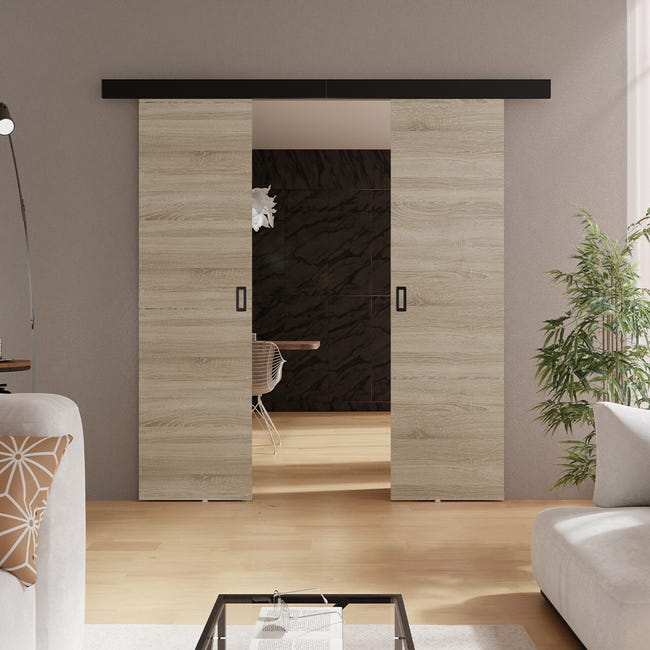 Puerta corredera de armario Doha espejo 80x237x1,9 cm (anchoxaltoxgrosor)