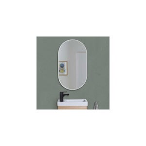 STORJORM Miroir avec éclairage intégré, blanc, 80x60 cm - IKEA