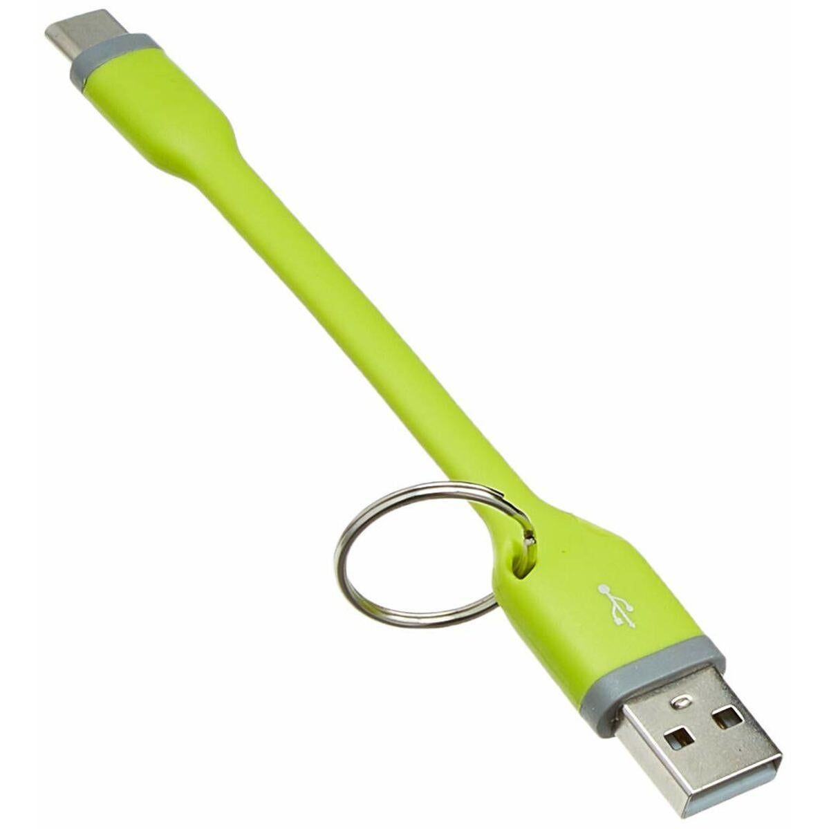Cable USB A a USB C Celly ESUSBTYPECKEYGN Verde | Leroy Merlin