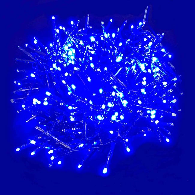 Guirlande Stalactite Lumineuse Extérieur 8m Bleu