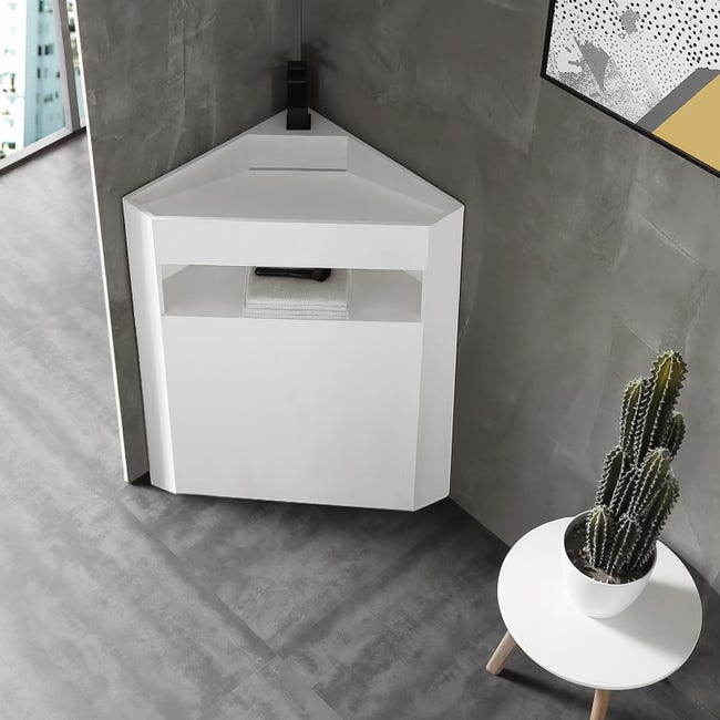 Set di Accessori per il Bagno in Stile Nordico Moderno in Poliresina, Decorazion Set di Accessori per il Bagno in Stile Nordico Moderno in Poliresina, Decorazion
