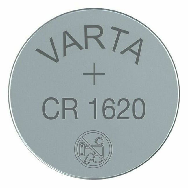 Pile bouton au lithium de 3 volt CR1620.
