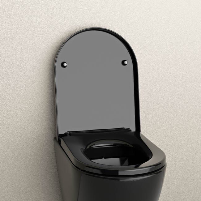 Abattant WC, siège WC avec mécanisme de fermeture en douceur