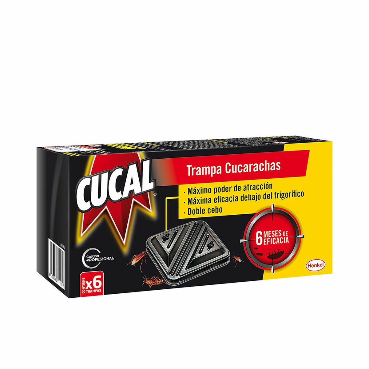 Trampa De Cucarachas Cucal Contra Cucarachas Y Huevos Doble Cebo 3 ...