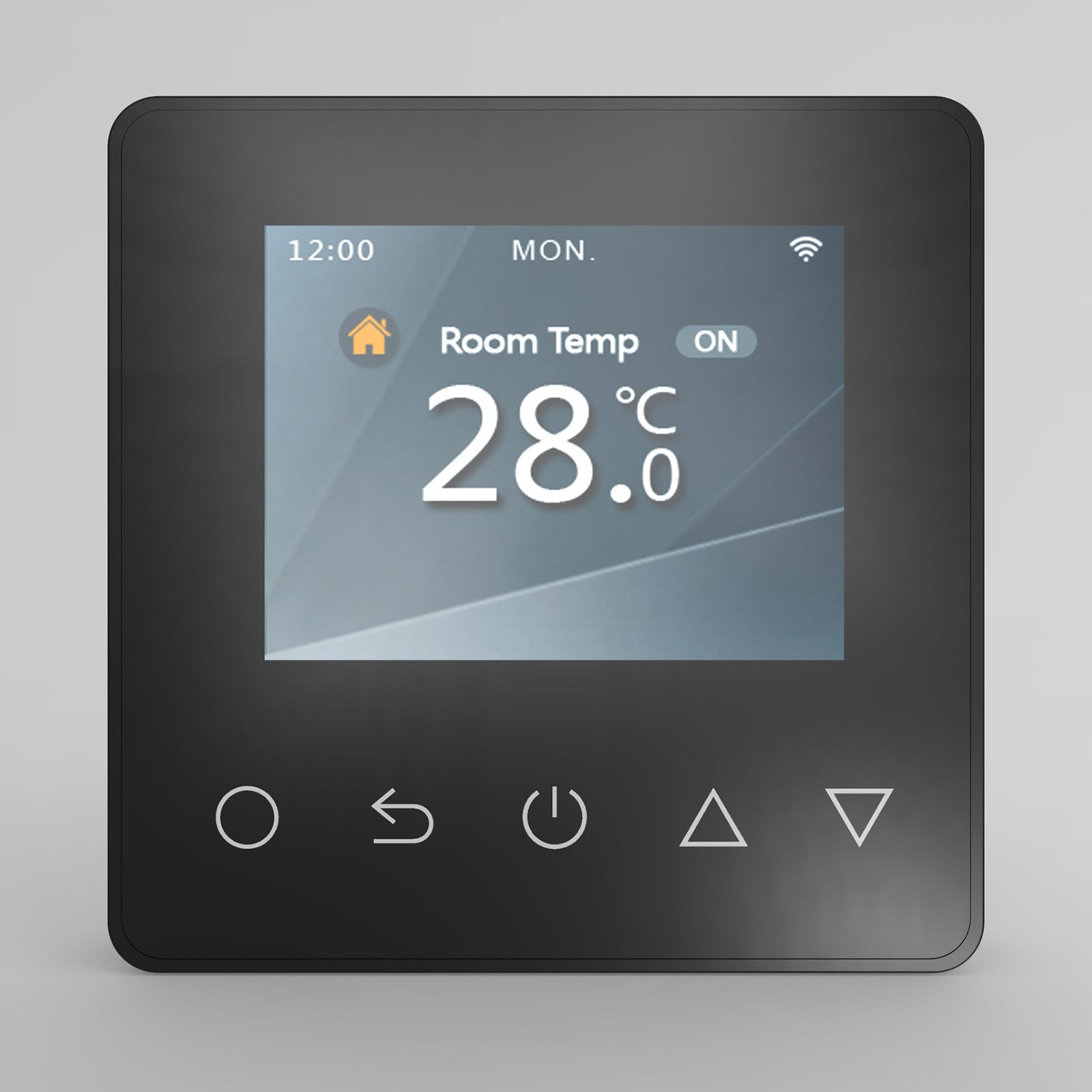 BERNSTEIN - Termostato ambiente Wifi táctil para calefacción por suelo  radiante eléctrico, control mediante smartphone - ET81W - Negro