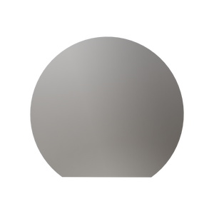 S'AFIELINA Miroir de maquillage rond avec éclairage LED et interrupteur  tactile, 3 couleurs de lumière, fonction mémoire, cadre noir, Φ60cm