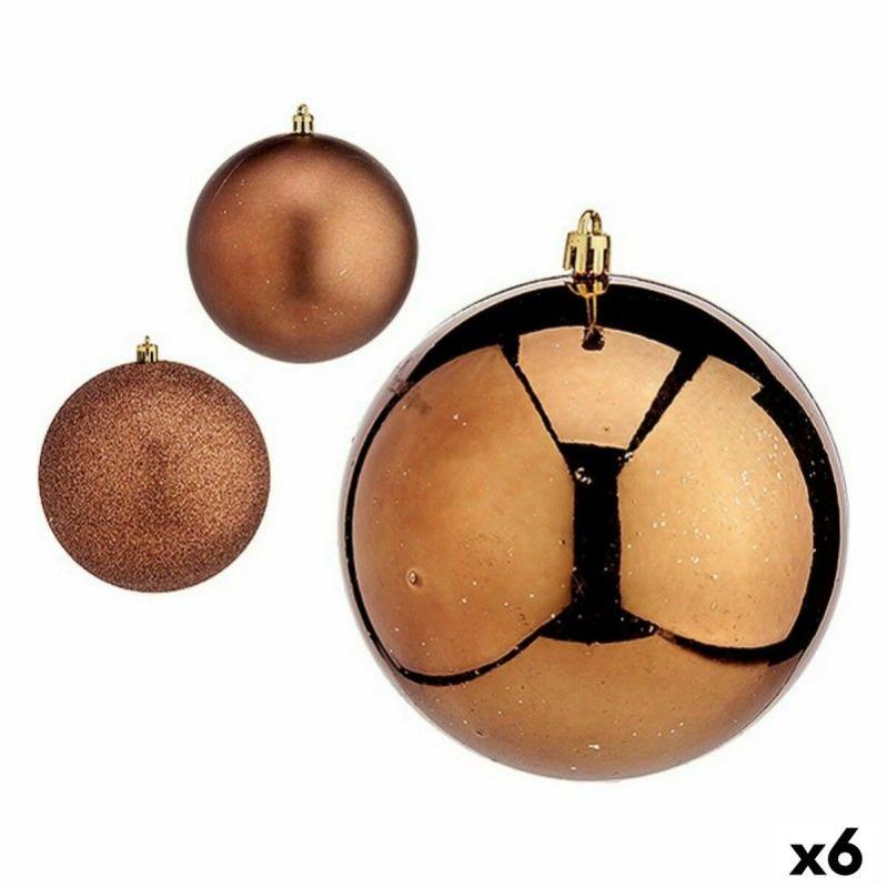 Lot De Boules De Noël En Plastique De 8 Cm, Avec Crochet De